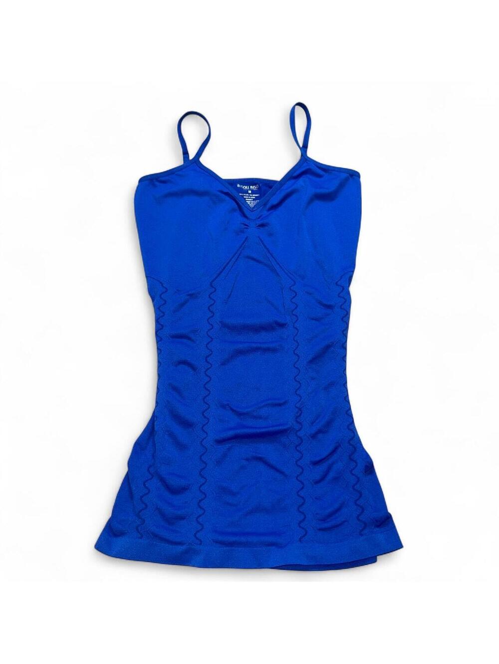 Vintage Bisou Bisou cobalt blue Y2K cami top